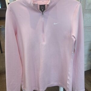 Nike Light Pink Quarter-Zip Pullover
